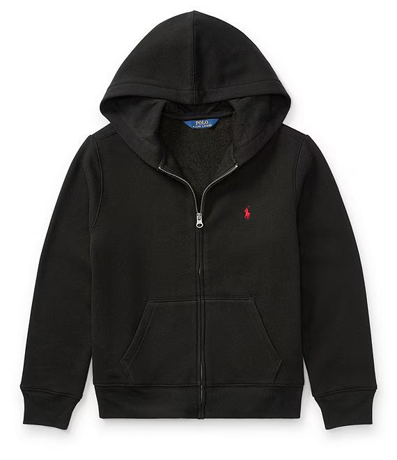 P0L0 Ralph Lauren zip up 'Black'