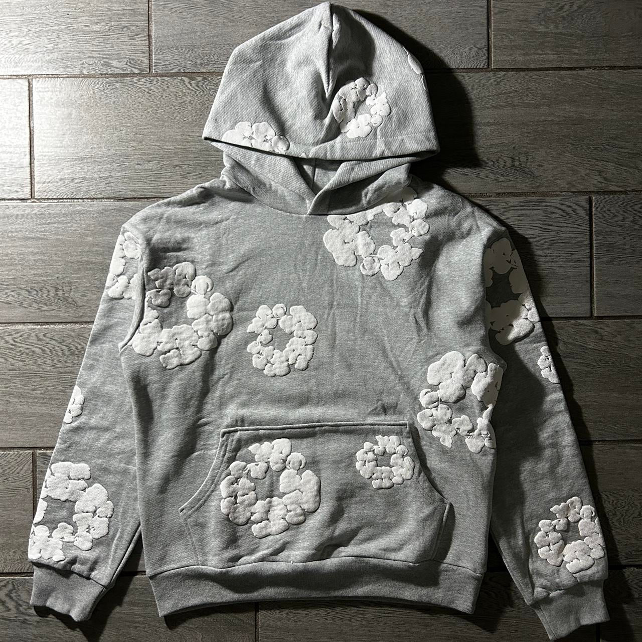 Denim Fears Hoodie 'Grey'