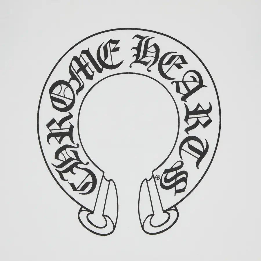 Chrome Dearts Horsesock Neck Logo Long sleeve 'Black/White'