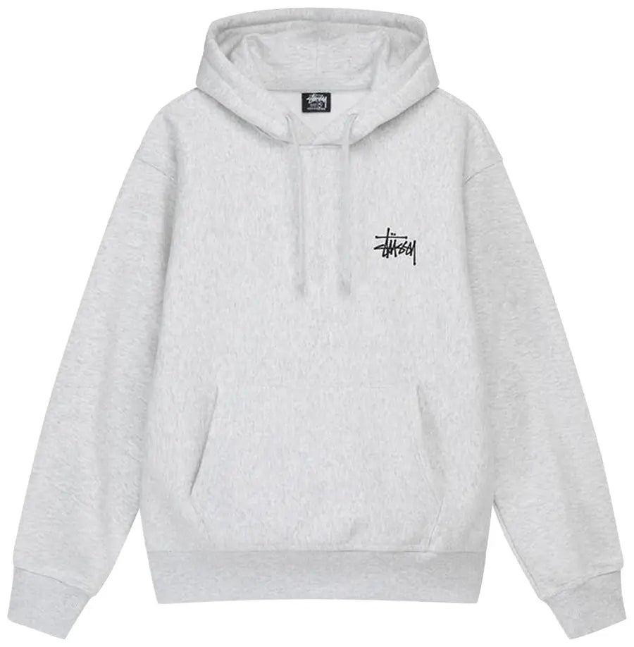 Stuzzy Basic Hoodie 'Ash Heather'