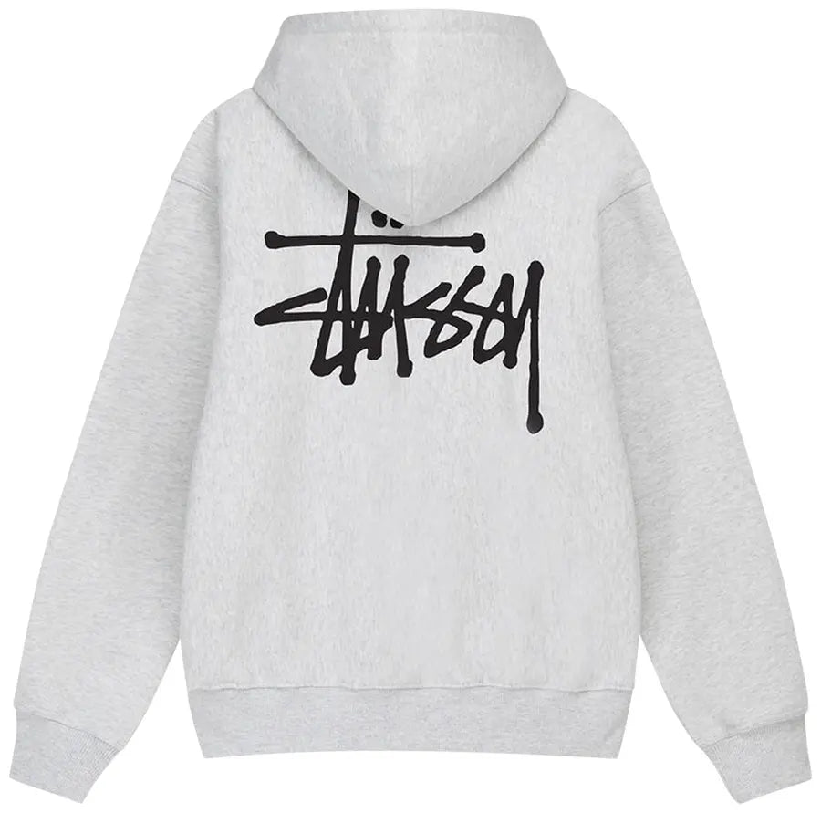 Stuzzy Basic Hoodie 'Ash Heather'