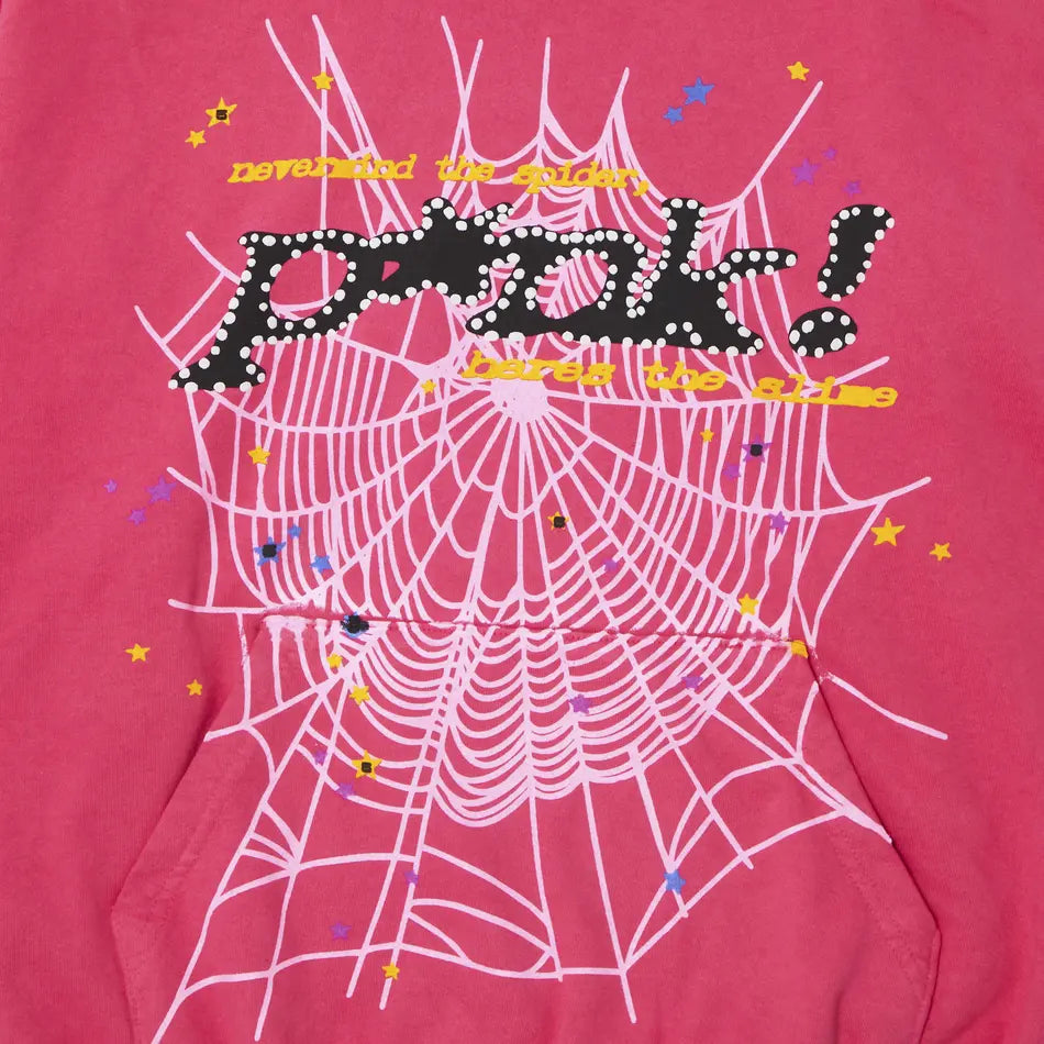 5p5der Punk Hoodie 'Pink'